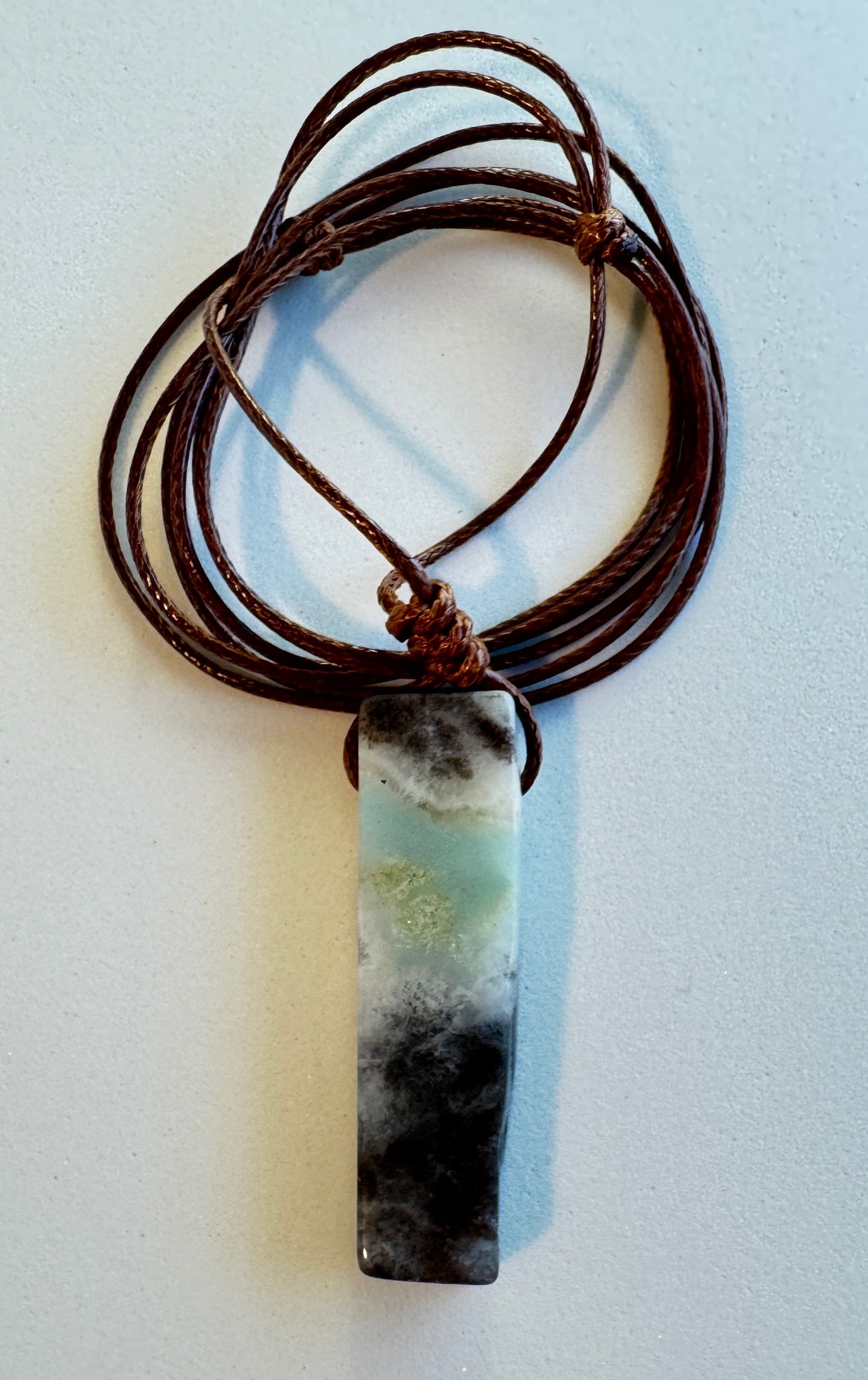Raw Stone Pendant Necklace