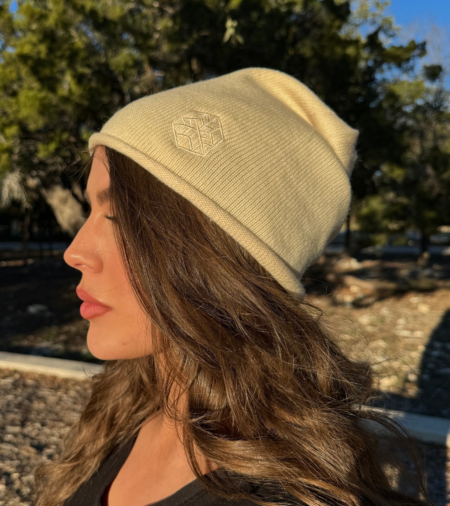 Cashmere Slouchy Beanie