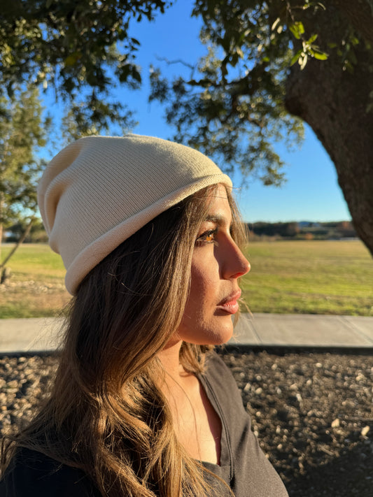 Cashmere Slouchy Beanie
