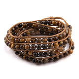 Natural Agate Wrap Bracelet