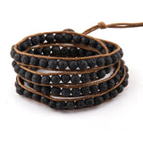 Natural Agate Wrap Bracelet