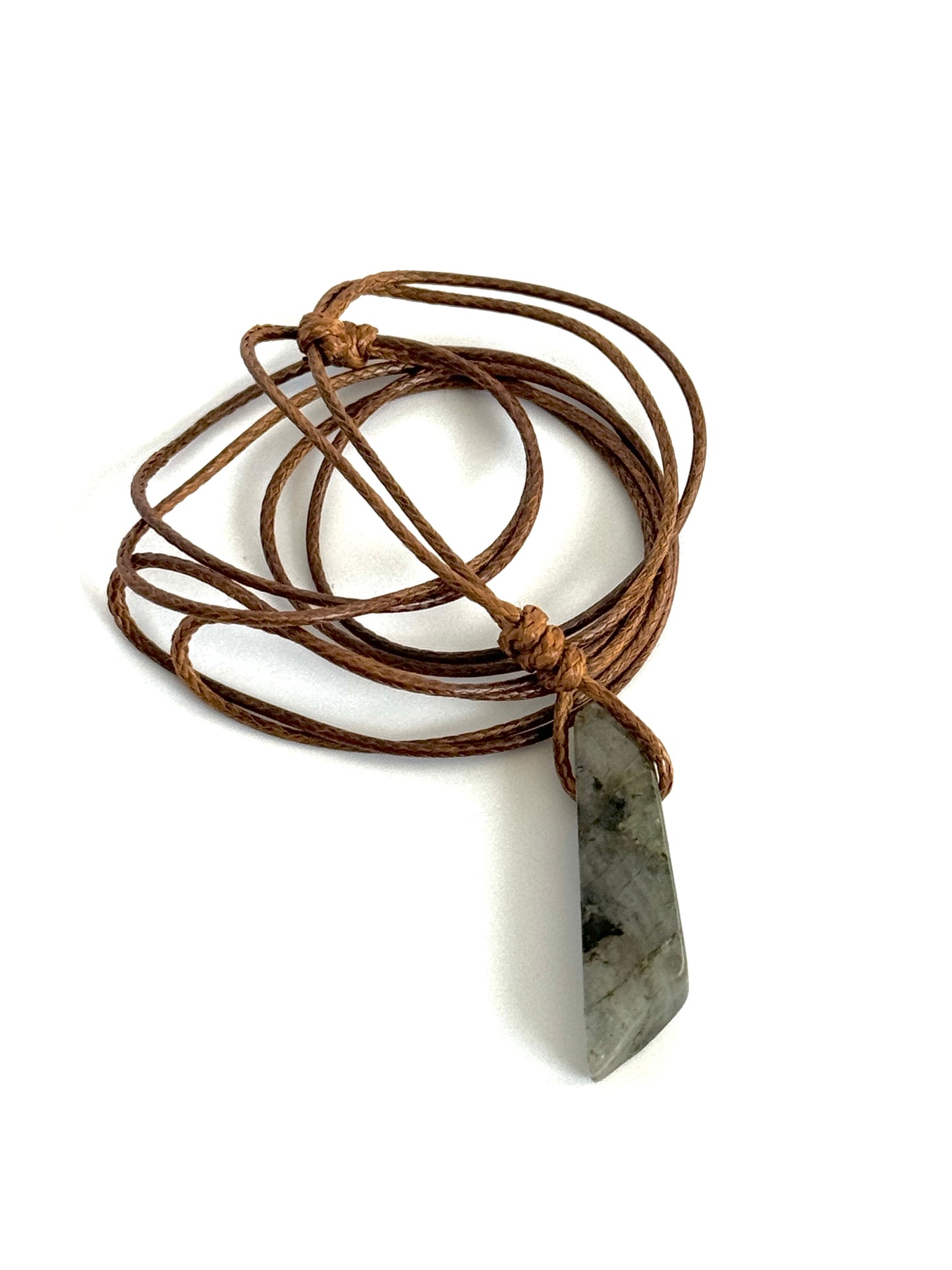 Raw Stone Pendant Necklace