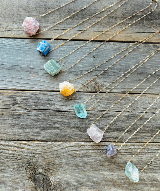 Raw Crystal Necklace