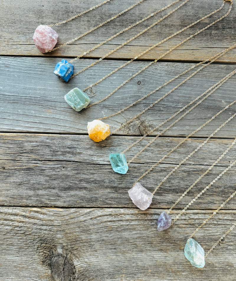 Raw Crystal Necklace